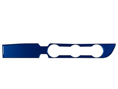 Climate Control Accent Trim; Blazing Blue (16-23 2WD Tacoma w/ Key Ignition)