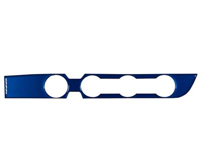 Climate Control Accent Trim; Blazing Blue (16-23 4WD Tacoma w/ Key Ignition)
