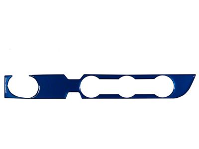 Climate Control Accent Trim; Blazing Blue (16-23 2WD Tacoma w/ Push to Start Button)