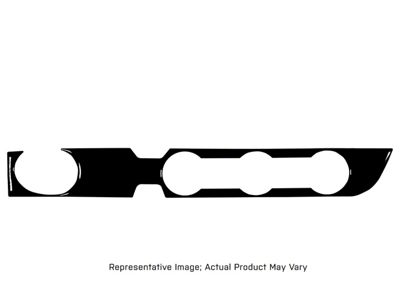 Climate Control Accent Trim; Camouflage (16-23 2WD Tacoma w/ Push to Start Button)