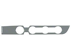 Climate Control Accent Trim; Cement Gray (16-23 4WD Tacoma w/ Key Ignition)