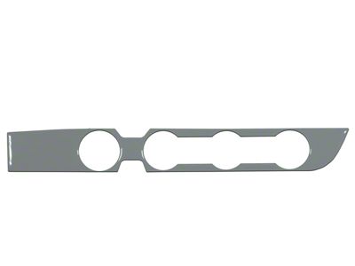 Climate Control Accent Trim; Cement Gray (16-23 4WD Tacoma w/ Key Ignition)