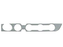 Climate Control Accent Trim; Cement Gray (16-23 4WD Tacoma w/ Push to Start Button)