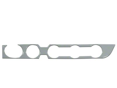 Climate Control Accent Trim; Cement Gray (16-23 4WD Tacoma w/ Push to Start Button)
