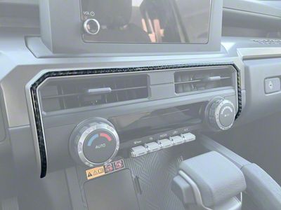 Climate Control Accent Trim; Gloss TRD Red (24-25 Tacoma)