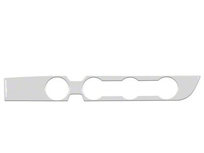 Climate Control Accent Trim; Gloss White (16-23 4WD Tacoma w/ Key Ignition)