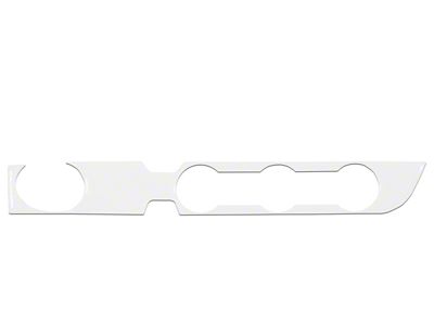 Climate Control Accent Trim; Gloss White (16-23 2WD Tacoma w/ Push to Start Button)