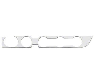 Climate Control Accent Trim; Gloss White (16-23 4WD Tacoma w/ Push to Start Button)