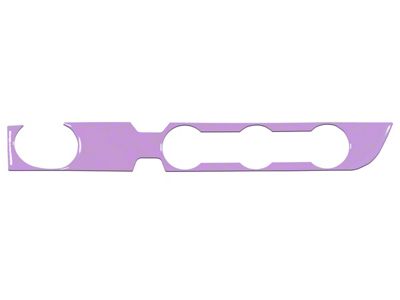 Climate Control Accent Trim; Lavender Purple (16-23 2WD Tacoma w/ Push to Start Button)