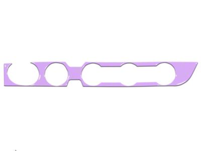 Climate Control Accent Trim; Lavender Purple (16-23 4WD Tacoma w/ Push to Start Button)