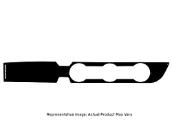 Climate Control Accent Trim; Matte Black (16-23 2WD Tacoma w/ Key Ignition)