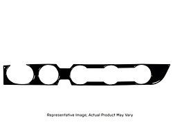 Climate Control Accent Trim; Matte Black (16-23 4WD Tacoma w/ Push to Start Button)