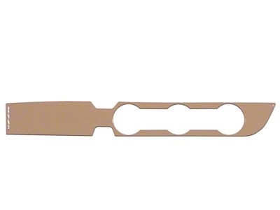 Climate Control Accent Trim; Quicksand Tan (16-23 2WD Tacoma w/ Key Ignition)