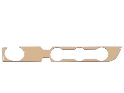 Climate Control Accent Trim; Quicksand Tan (16-23 2WD Tacoma w/ Push to Start Button)