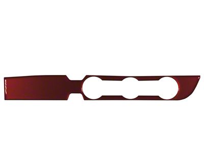 Climate Control Accent Trim; Ruby Red (16-23 2WD Tacoma w/ Key Ignition)