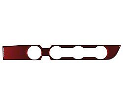 Climate Control Accent Trim; Ruby Red (16-23 4WD Tacoma w/ Key Ignition)