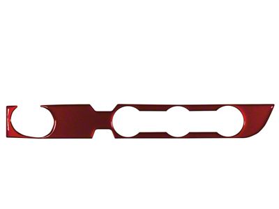 Climate Control Accent Trim; Ruby Red (16-23 2WD Tacoma w/ Push to Start Button)