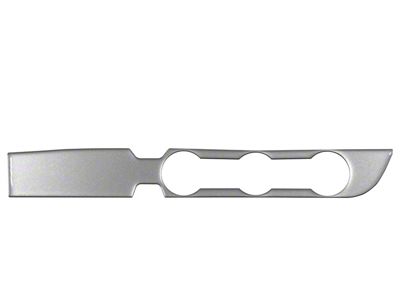 Climate Control Accent Trim; Turbo Silver (16-23 2WD Tacoma w/ Key Ignition)