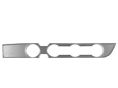 Climate Control Accent Trim; Turbo Silver (16-23 4WD Tacoma w/ Key Ignition)