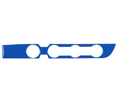 Climate Control Accent Trim; Voodoo Blue (16-23 4WD Tacoma w/ Key Ignition)