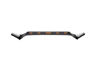 Aeroskin LightShield Color-Match Hood Protector; Midnight Black Metallic (20-23 Tacoma)