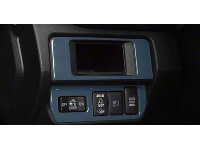 Dim Light 3-Switch Control Accent Trim; Cavalry Blue (16-23 Tacoma)