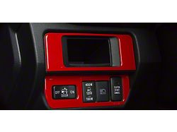 Dim Light 3-Switch Control Accent Trim; Gloss TRD Red (16-23 Tacoma)