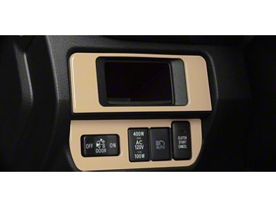 Dim Light 3-Switch Control Accent Trim; Quicksand Tan (16-23 Tacoma)