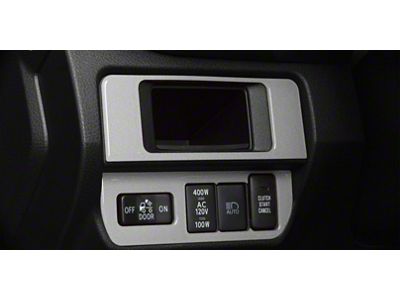 Dim Light 3-Switch Control Accent Trim; Turbo Silver (16-23 Tacoma)