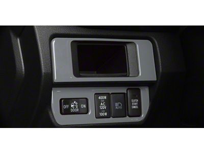 Dim Light 4-Switch Control Accent Trim; Cement Gray (16-23 Tacoma)