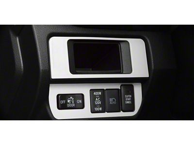Dim Light 4-Switch Control Accent Trim; Gloss White (16-23 Tacoma)