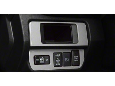 Dim Light 4-Switch Control Accent Trim; Turbo Silver (16-23 Tacoma)