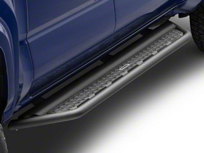 Go Rhino Dominator Xtreme D6 Side Step Bars; Textured Black (24-25 Tacoma Double Cab)