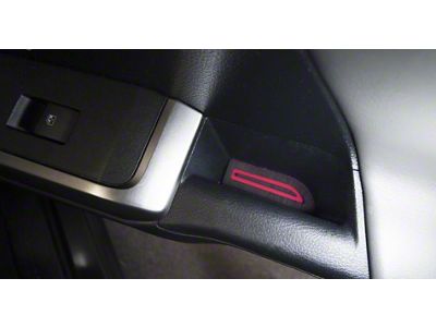 Door Armrest Foam Inserts; Black/Red (16-23 Tacoma Access Cab)