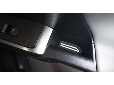 Door Armrest Foam Inserts; Black/White (16-23 Tacoma Access Cab)