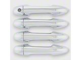 Door Handle Snap-On Covers; Chrome (16-23 Tacoma Access Cab, Double Cab)
