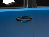 Chrome Delete Door Handle Snap-On Covers; Gloss Black (16-23 Tacoma Access Cab, Double Cab)