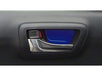 Door Handle Insert Accent Trim; Blazing Blue (16-23 Tacoma)