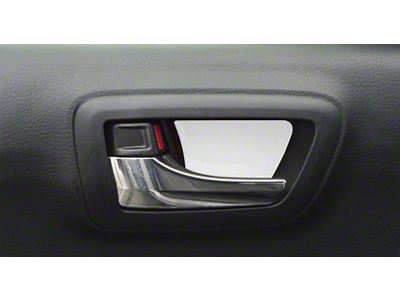 Door Handle Insert Accent Trim; Gloss White (16-23 Tacoma)