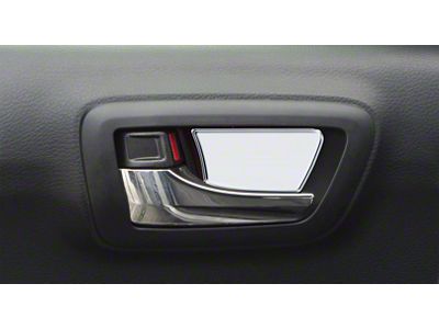 Door Handle Insert Accent Trim; Liquid Chrome (16-23 Tacoma)
