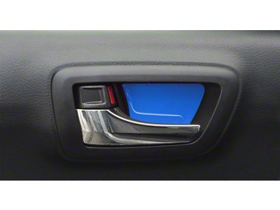 Door Handle Insert Accent Trim; Voodoo Blue (16-23 Tacoma)