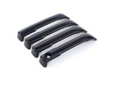 Door Handle Overlays; Gloss Black (24-26 Tacoma, Excluding SR, SR5)