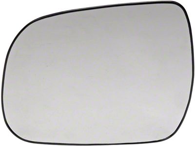 Door Mirror Glass; Plastic Backed; Left (12-15 Tacoma)