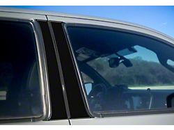 Door Pillar Accent Trim; Matte Black (16-23 Tacoma)