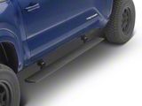Go Rhino E-BOARD E1 Electric Running Boards; Protective Bedliner Coating (24-26 Tacoma Double Cab)