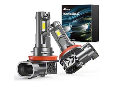 E4S Series LED Headlight Bulbs; H11 (16-19 Tacoma)