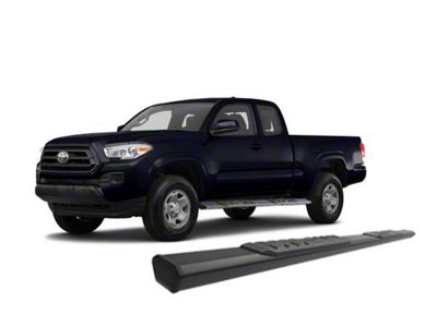 Epic Aluminum Running Boards; Black (05-23 Tacoma Access Cab)