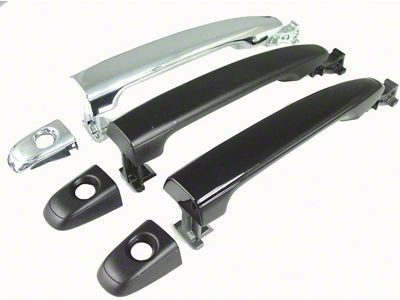 Exterior Door Handle; Black (05-09 Tacoma)