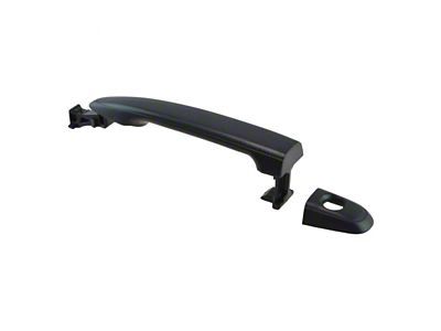 Exterior Door Handle; Front; Textured Black (05-15 Tacoma)