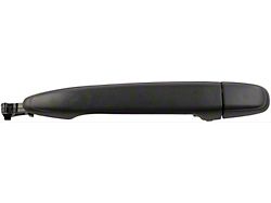 Exterior Door Handle; Rear Right and Left; Texture Black; Plastic (05-12 Tacoma Double Cab)